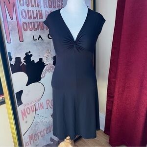 Patagonia Women's Bandha Twist Front Sleeveless Soft Stretch Dress Size M Black